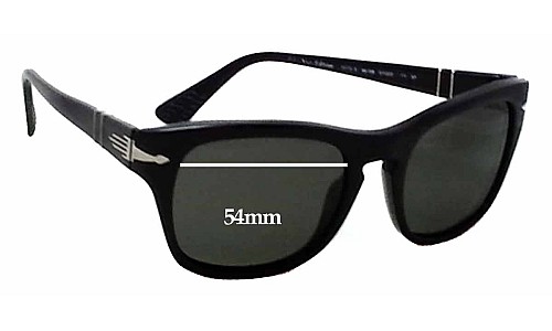 Sunglass Fix Replacement Lenses for Persol 3072-S - 54mm Wide 