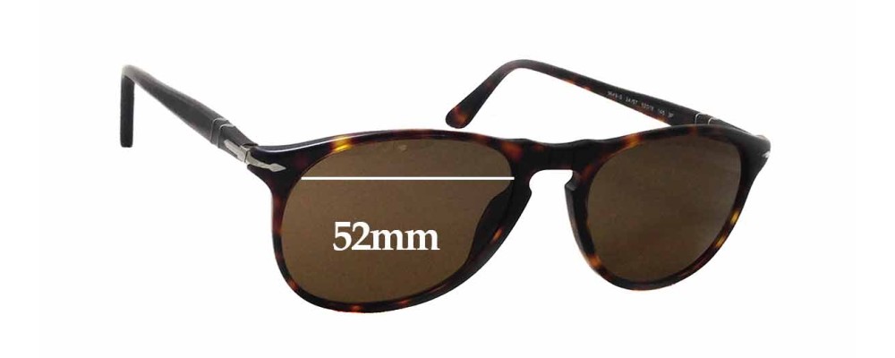 Sunglass Fix Replacement Lenses for Persol 9649-S - 52mm Wide