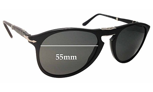 Sunglass Fix Replacement Lenses for Persol 9714-S - 55mm Wide 