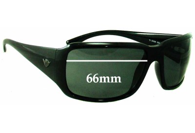 Police S1628 Replacement Lenses 66mm wide 
