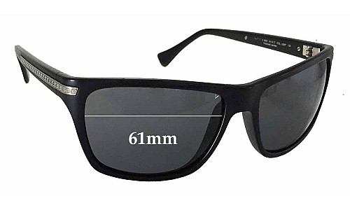 Sunglass Fix Replacement Lenses for Police S1802 Dust 2 - 61mm Wide 