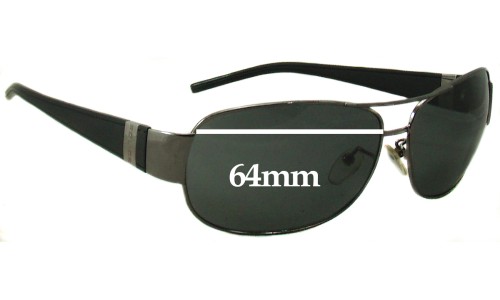 Sunglass Fix Replacement Lenses for Police S8338 - 64mm Wide 