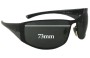 Sunglass Fix Lentes de Repuesto para Police S8363 - 73mm Wide 