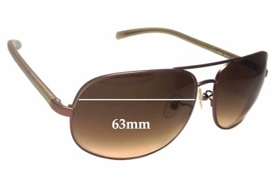 Police S8698G Replacement Lenses 63mm wide 
