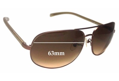 Police S8698G Ersatzgläser 63mm wide 