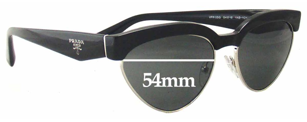 Prada VPR05Q Replacement Sunglass Lenses - 54mm wide