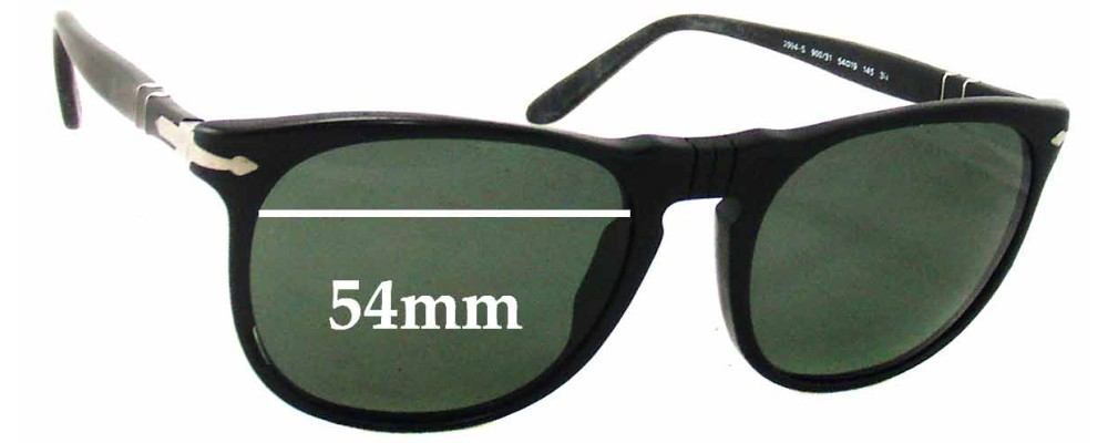 Sunglass Fix Replacement Lenses for Persol 2994-S - 54mm Wide