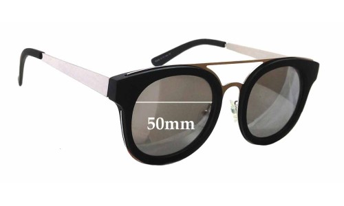 Sunglass Fix Replacement Lenses for Quay Brooklyn - 50mm Wide 