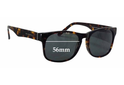 R. Hardy 9030 Havana Replacement Lenses 56mm wide 