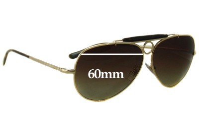 Ralph Lauren Polo 3009 Replacement Sunglass Lenses - 60mm wide 