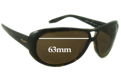 Ralph Lauren RA5015 Replacement Sunglass Lenses - 63mm Wide 