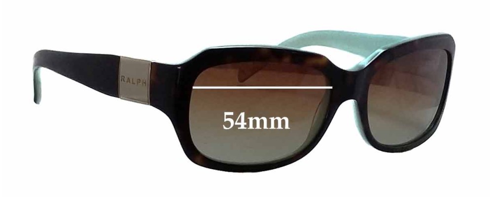 Sunglass Fix Replacement Lenses for Ralph Lauren RA5049 - 54mm Wide