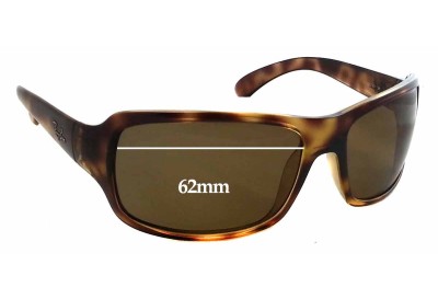 Ray Ban RB4075 Replacement Lenses 62mm wide 