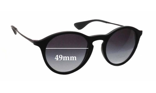 Sunglass Fix Replacement Lenses for Ray Ban RB4243 - 49mm Wide 
