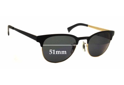 Ray Ban RB6317 Replacement Lenses 51mm wide 