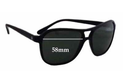 Ray Ban B&L Nylon Aviator Replacement Lenses 58mm wide 