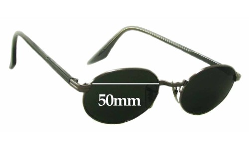 Sunglass Fix Replacement Lenses for Ray Ban B&L W2896 - 50mm Wide 