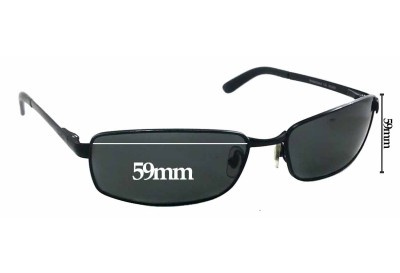 Ray Ban RAM2062AA Replacement Lenses 59mm wide 