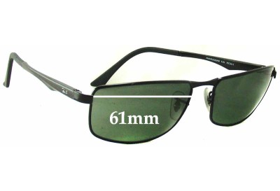 Ray Ban RAM5200AB Replacement Lenses 61mm wide 
