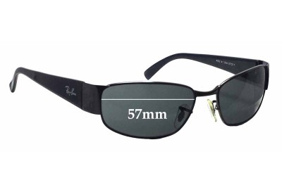 Ray-Ban RB3141 Verres de Remplacement 57mm wide 
