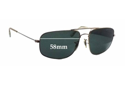 Ray-Ban RB3145 Verres de Remplacement 58mm wide 
