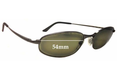 Ray Ban RB3163 Sleek O Replacement Lenses 54mm wide 