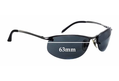  Sunglass Fix Replacement Lenses for Ray Ban RB3179 - 63mm Wide 