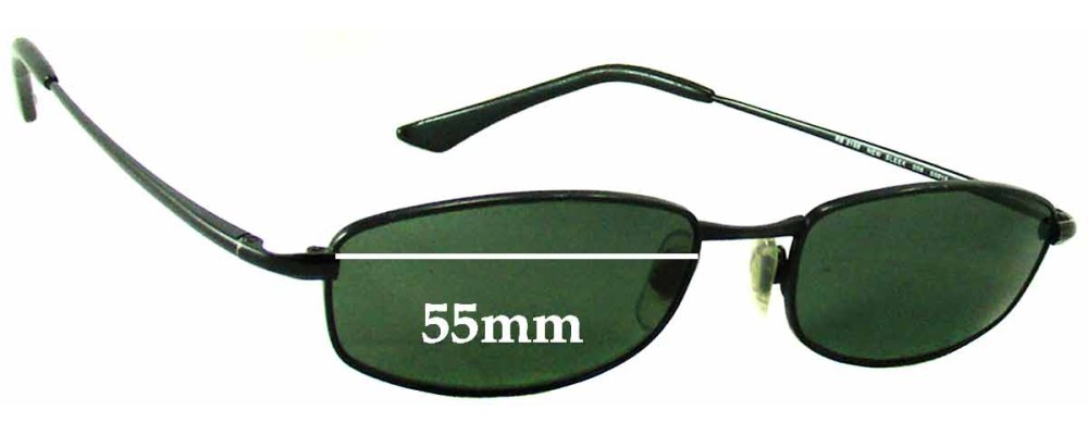 Ray Ban RB3198 Replacement Lenses 55mm 