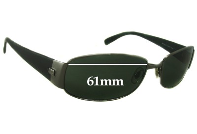 Ray Ban RB3238 Replacement Lenses 61mm wide 