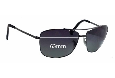 Ray Ban RB3476 Replacement Lenses 63mm wide 