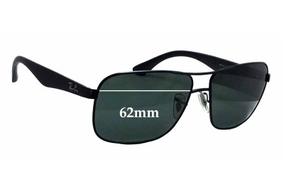 Ray Ban RB3516 Replacement Lenses 62mm wide 