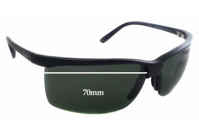 Ray Ban RB4025 Replacement Lenses 70mm wide 