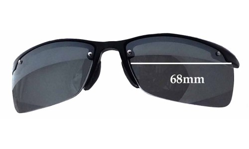 Sunglass Fix Replacement Lenses for Ray Ban RB4056 - 68mm Wide 