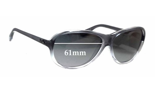 Sunglass Fix Replacement Lenses for Ray Ban RB4153 - 61mm Wide 