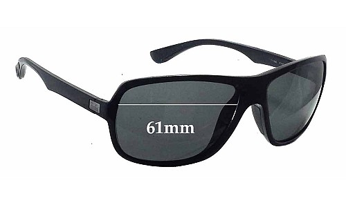 Sunglass Fix Replacement Lenses for Ray Ban RB4192 - 61mm Wide 
