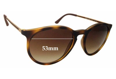Ray Ban RB4274 Replacement Lenses 53mm wide 