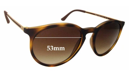 Sunglass Fix Replacement Lenses for Ray Ban RB4274 - 53mm Wide 