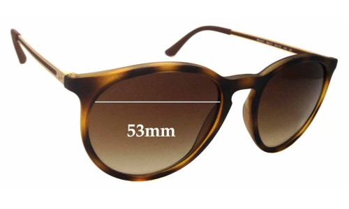 Ray-Ban RB4274 Verres de Remplacement 53mm wide 