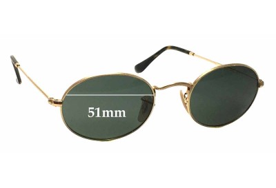 Ray Ban RB3547-N - 34.75mm high Replacement Lenses 75mm wide 