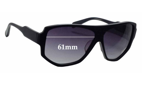 Sunglass Fix Replacement Lenses for Reminence Apollo III - 61mm Wide 