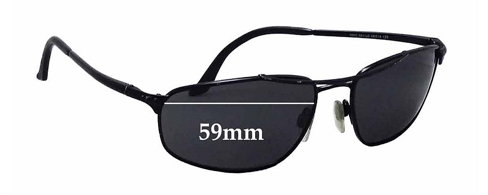 Sunglass Fix Replacement Lenses for Revo 3060 - 59mm Wide
