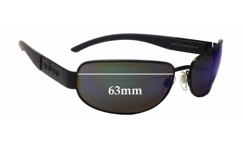 Sunglass Fix Replacement Lenses for Revo 3067 - 63mm Wide 
