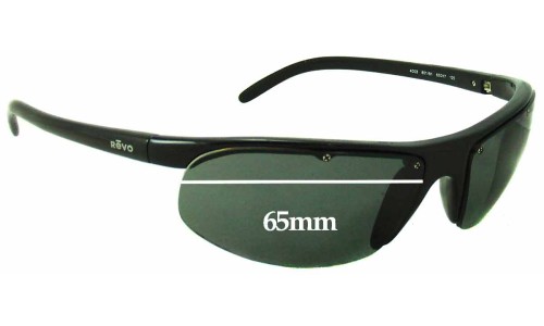 Sunglass Fix Replacement Lenses for Revo RE4003 - 65mm Wide 