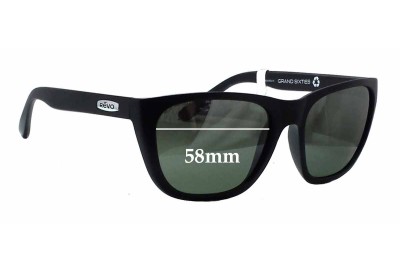 Revo RE4052 Grand Sixties Replacement Sunglass Lenses - 58mm wide 