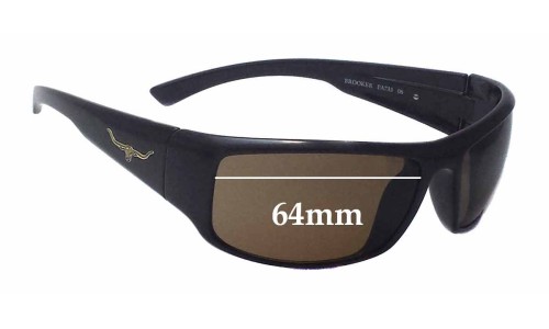 Sunglass Fix Replacement Lenses for R.M. Williams Brooker - 64mm Wide 