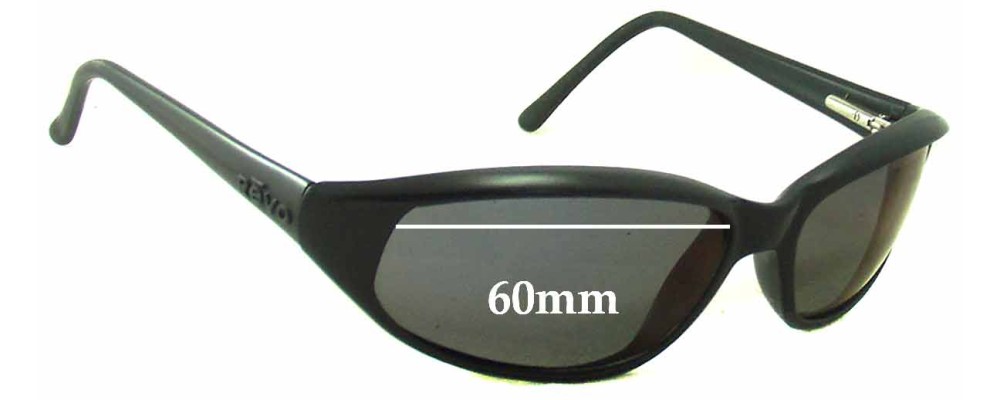Sunglass Fix Replacement Lenses for Revo RE1007 - 60mm Wide