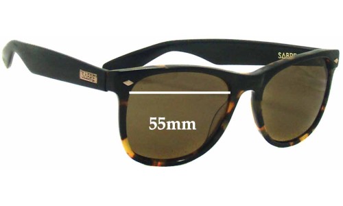 Sunglass Fix Replacement Lenses for Sabre The Village - 55mm Wide 