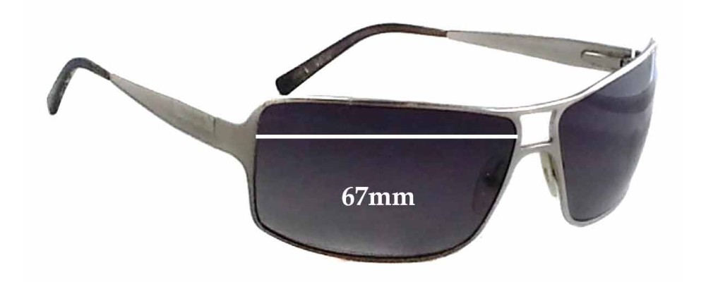 Salvatore Ferragamo 1098 Replacement Sunglass Lenses - 67mm wide