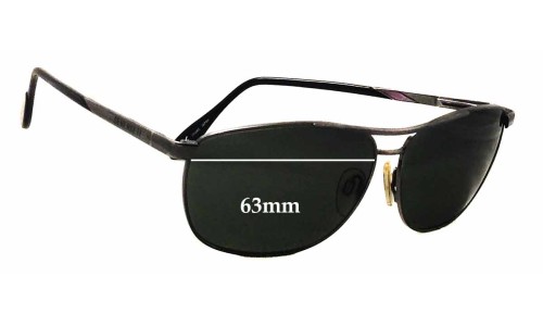 Sunglass Fix Replacement Lenses for Serengeti 6212 - 63mm Wide 