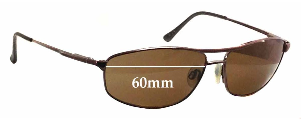 Sunglass Fix Replacement Lenses for Serengeti Coupe - 60mm Wide